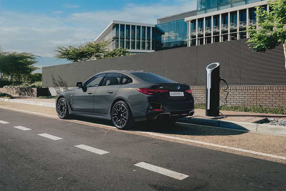 BMW i4 Heck