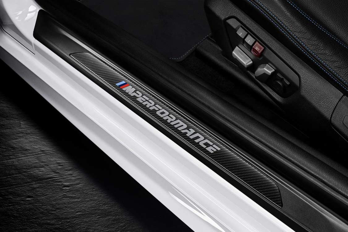 BMW M Performance  Zierleiste Lufteinlass Kotflügel Carbon Set